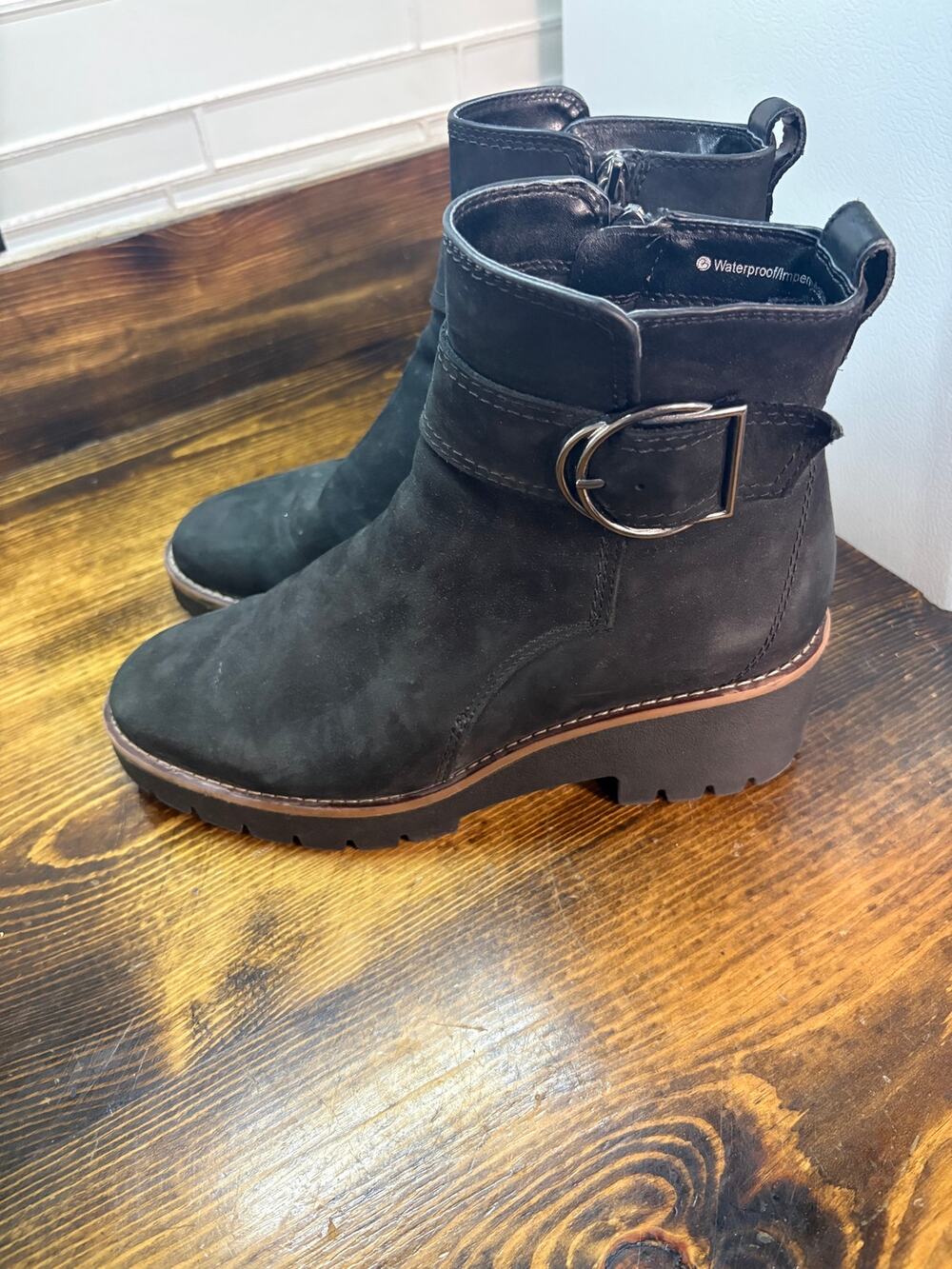 Blondo Black Waterproof Ankle Boots Size 8